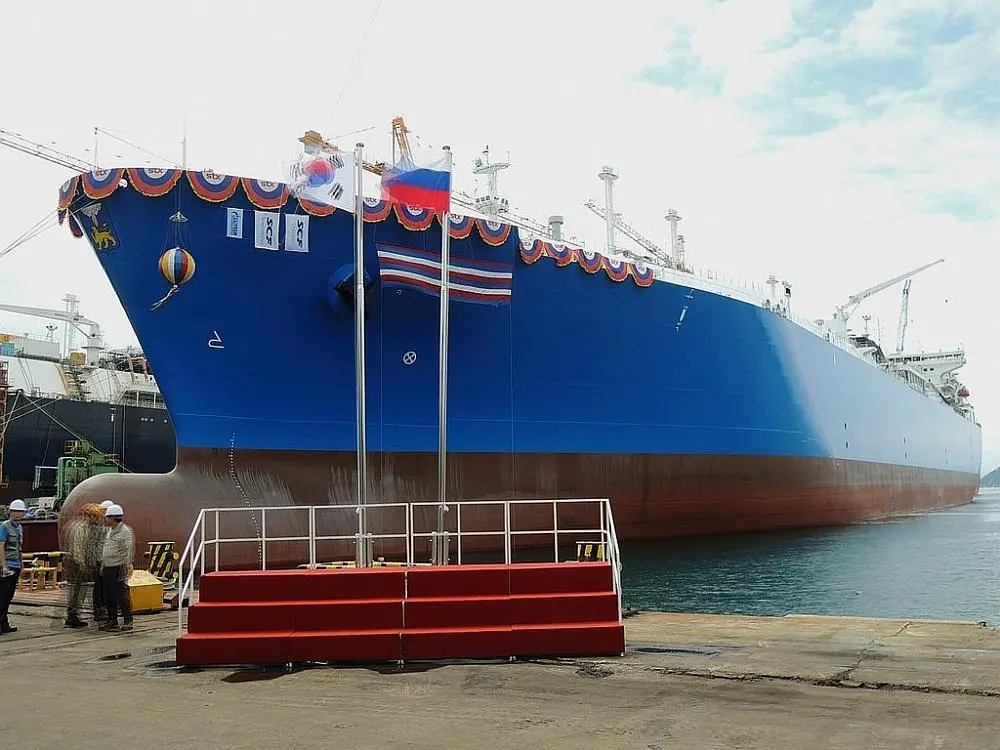 An LNG carrier (Image: Russian Maritime Register of Shipping, RS)