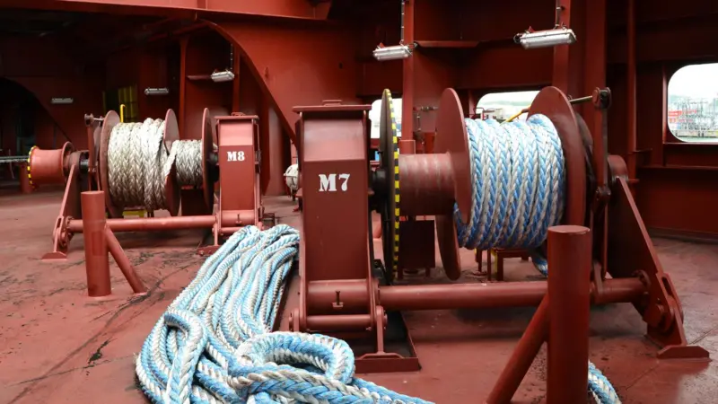 The SBA reduces snap-back forces if the outer load-bearing construction snaps. (Credit: Wilhelmsen)