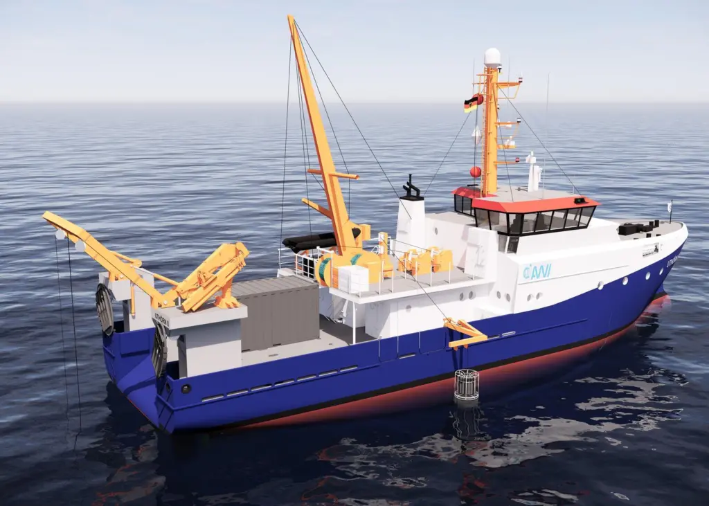 Germany’s first methanol-driven research ship could look like this and be under test in 2022.