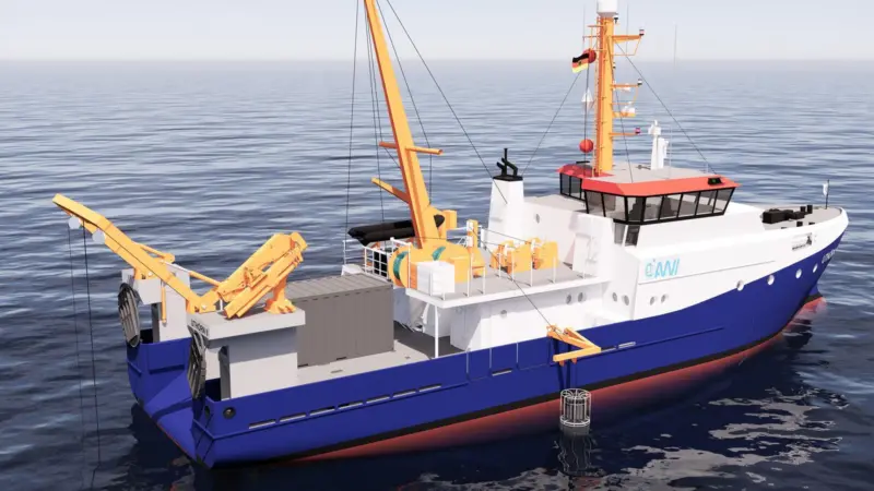 Germany’s first methanol-driven research ship could look like this and be under test in 2022.