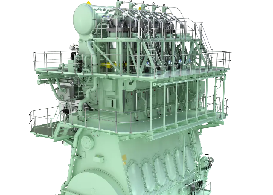 MAN ES is on track to deliver its first low-pressure ME-GA engine by the end of 2021 (credit: MAN ES)