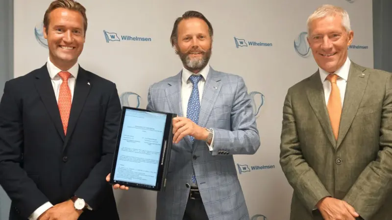Wilhelmsen and Hyundai Glovis are strengthening their business relationship Photo: Wilhelmsen