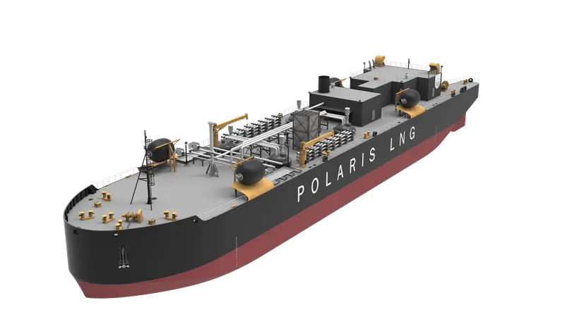The Polaris LNG bunkering barge (copyright: Polaris New Energy LLC)