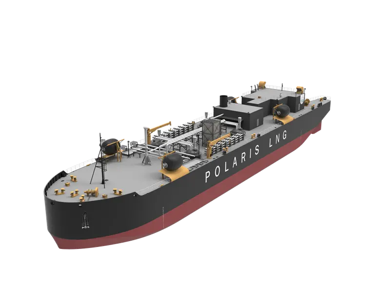 The Polaris LNG bunkering barge (copyright: Polaris New Energy LLC)