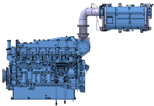 New Mitsubishi high-speed diesel uses SCR technology (credit: MTEA).
