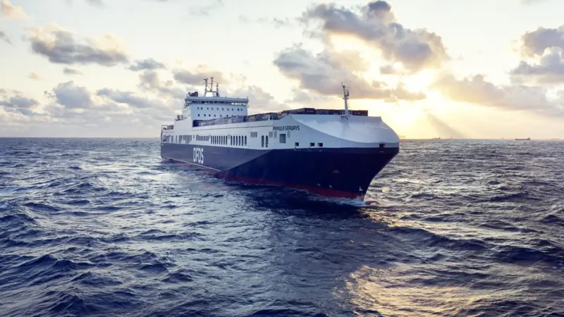 DFDS is evaluating FuelSave's FS+ system that injects methanol and hydrogen as a solution for its conventional four-stroke engines. (credit: DFDS)
