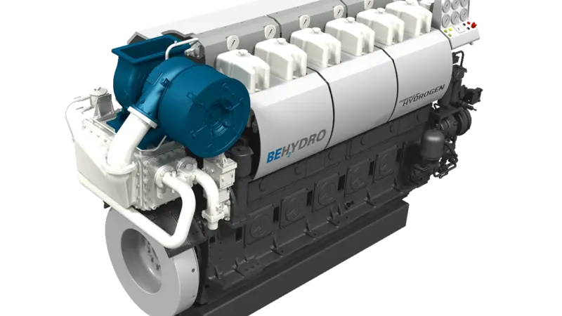BeHydro's new hydrogen-capable, dual-fuel prime mover (credit: BeHydro)