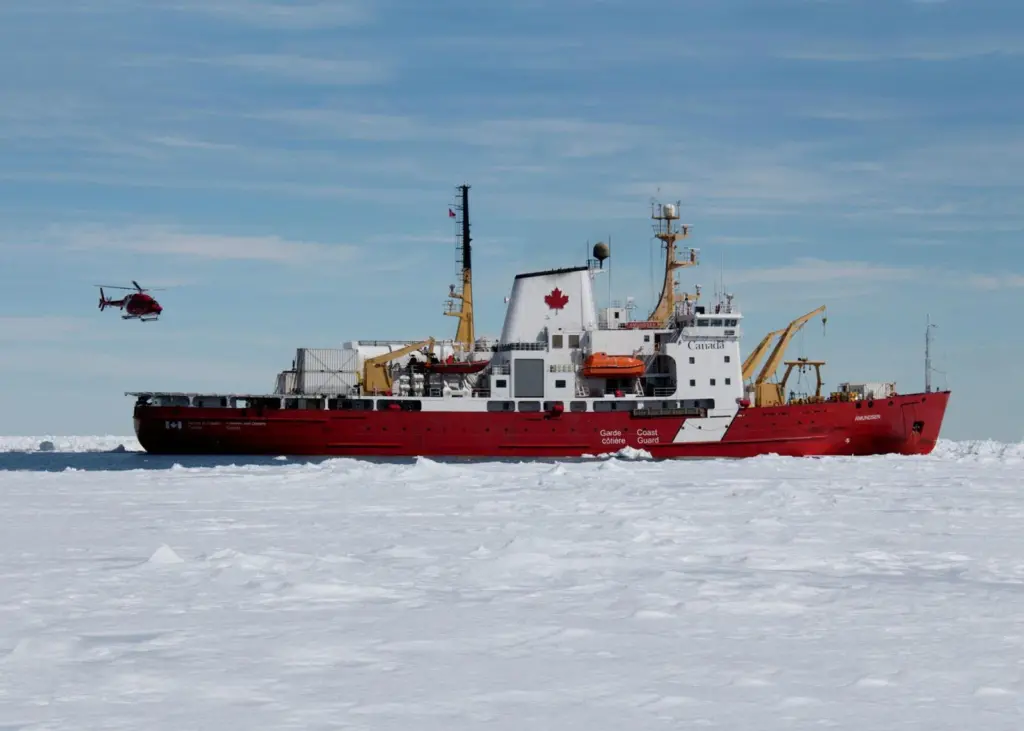 The ‘CCGS Amundsen’ will be the only vessel in its class to be fitted with retractable thrusters and dynamic positioning Photo: Canadian Coast Guard