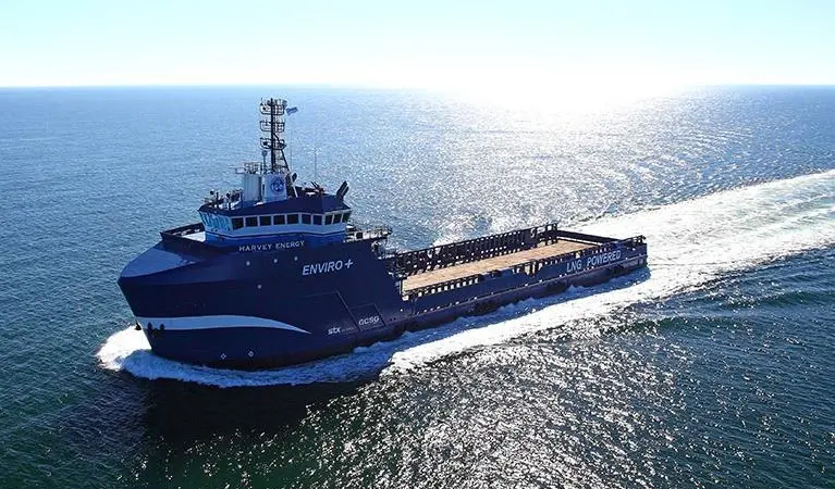 The installation of the containerised Wärtsilä 1,450 kW battery hybrid package on the Harvey Energy is expected to reduce overall fuel costs by 10 to 20 percent. (credit: ABS)