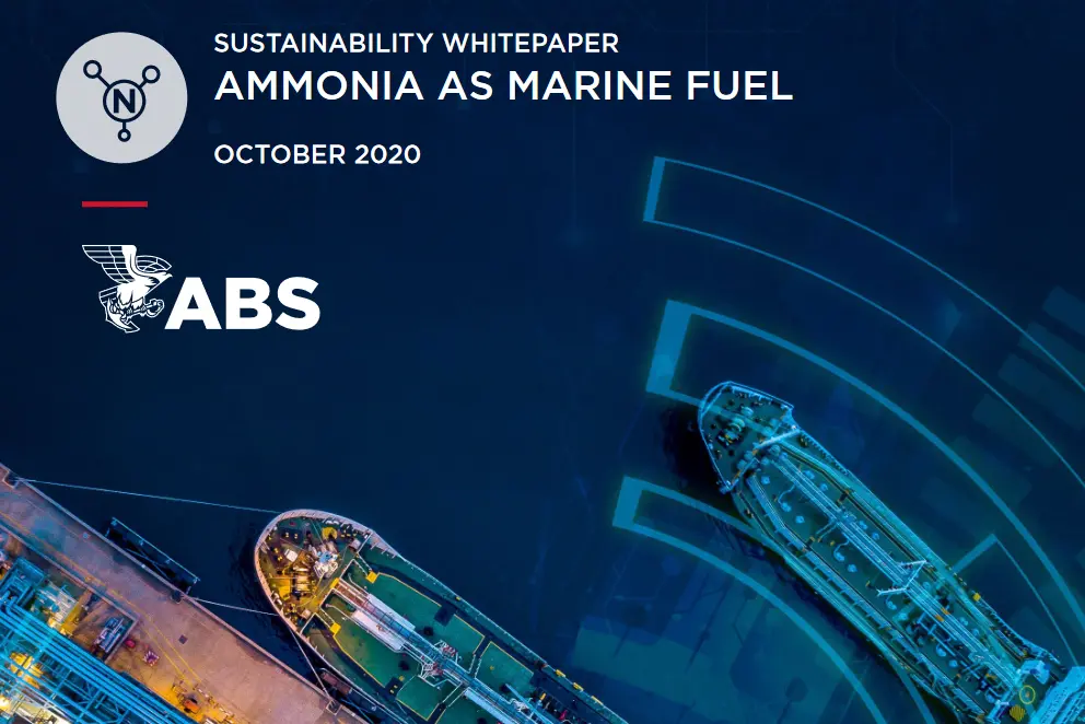 Ammonia as Marine Fuels