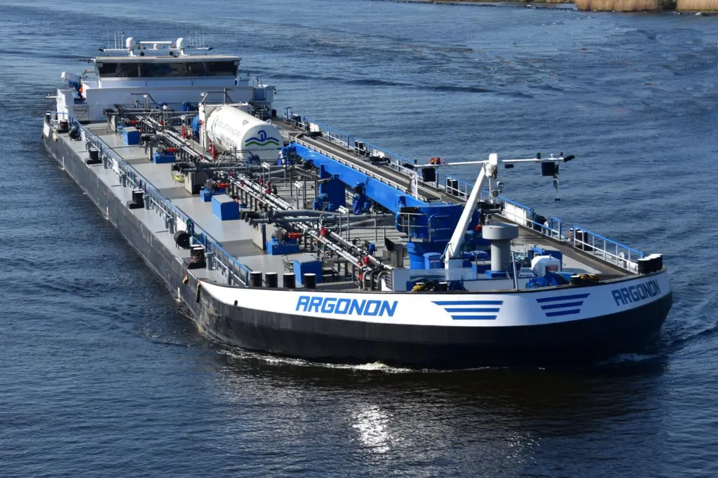 The 'MTS Argonon' has been successfully adapted to run in RCCI mode, allowing the tanker future fuel flexibility as well as cleaner, more efficient operation. Image: Deen Shipping