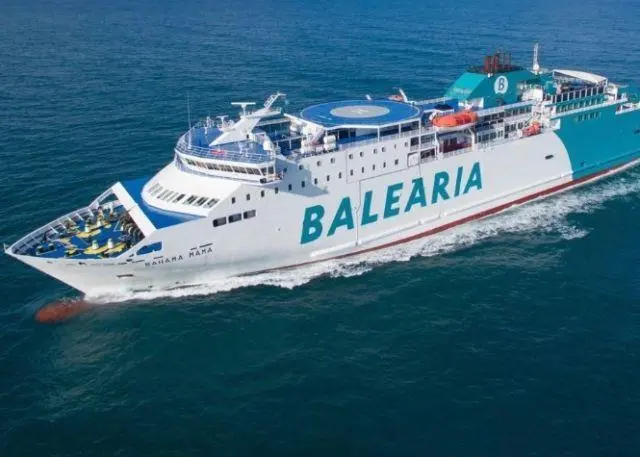 The Bahama Mama is one of six Balearia vessels which will be converted from diesel to LNG dual fuel.