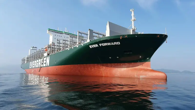 The ‘Ever Forward’ Photo: Evergreen Marine Corporation
