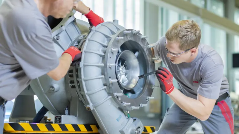 ABB’s Power2 800-M two-stage turbocharging (credit: ABB Turbocharging)