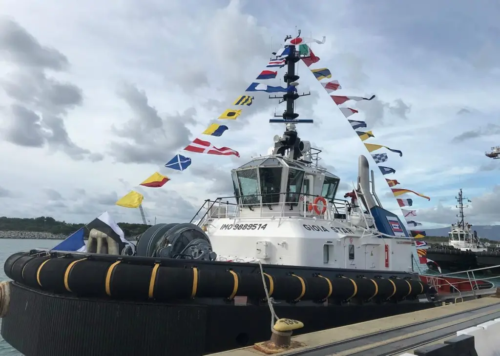 Damen has delivered an ASD 2813 tug to Con.Tug Photo: Damen Shipyards Group