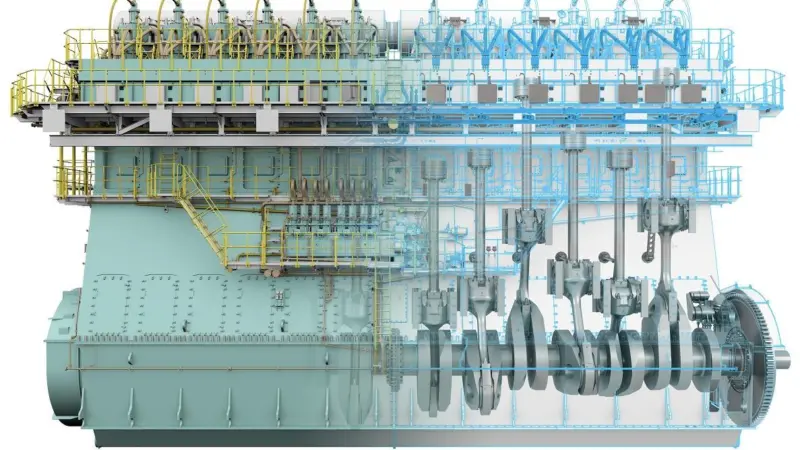 WinGD is developing systems to combine real time engine performance data with real time fuel and cylinder oil data, WinGD’s Konrad Räss noted. (credit: WinGD)