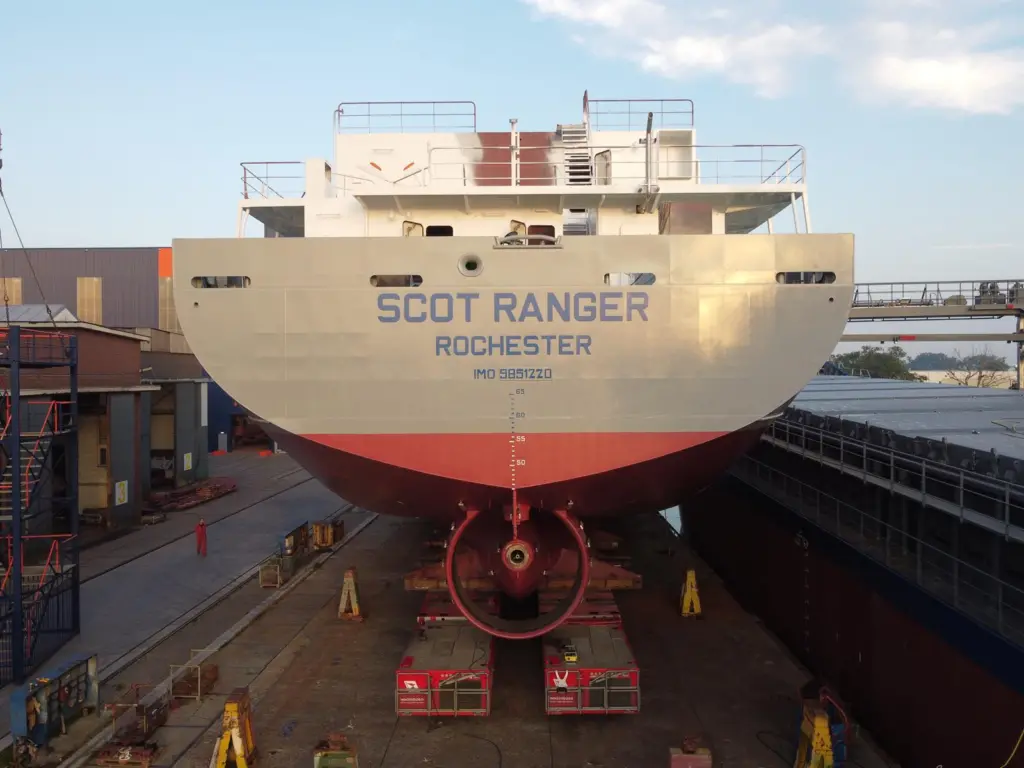 Scot Ranger, due for launching at Hoogezand in November. (credit: Scotline).