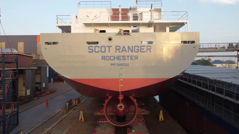 Scot Ranger, due for launching at Hoogezand in November. (credit: Scotline).