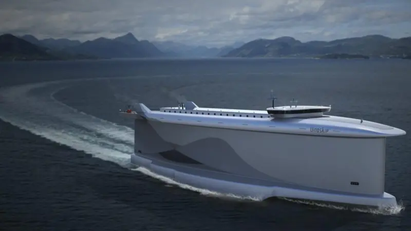 Vindskip harnesses wind power Photo:  Høglund Marine Solutions