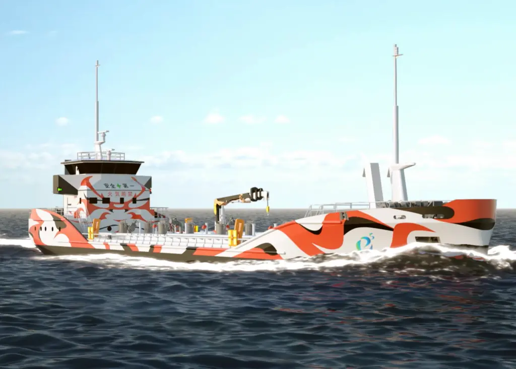 Asahi Tanker has ordered two full-electric bunker vessels from Japanese yards for operation in Tokyo Bay (credit: Asahi Tanker)