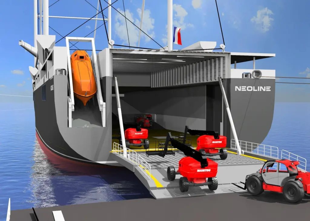 Neoline wind-powered ro-ro ship