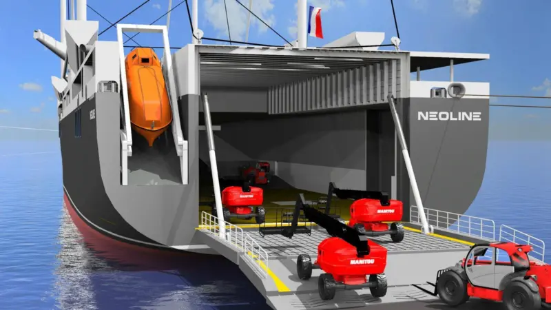 Neoline wind-powered ro-ro ship