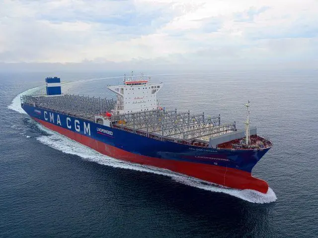 Eastern Pacific Shipping recently took delivery of its first LNG-fuelled vessel, the boxship Tenere. (Photo credit: EPS).