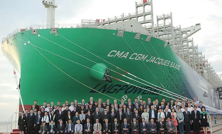 The CMA CGM ‘JACQUES SAADE’ Photo: Wärtsilä
