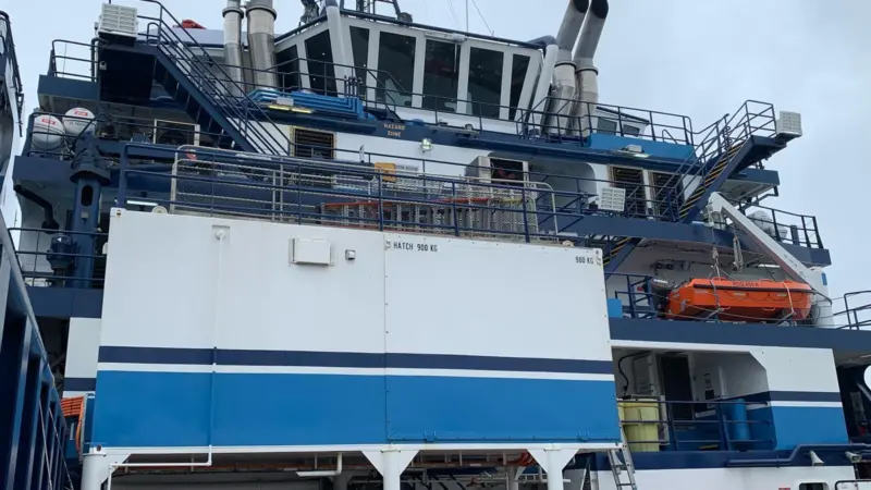The ESS will enable the PSVs to operate on battery power only when stationary at sea or in port. (copyright: Wärtsilä Corporation)