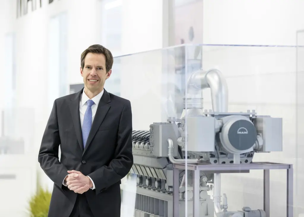 Dr. Gunnar Stiesch, Senior Vice President, Head of Engineering Engines at MAN (credit: MAN Energy Solutions)