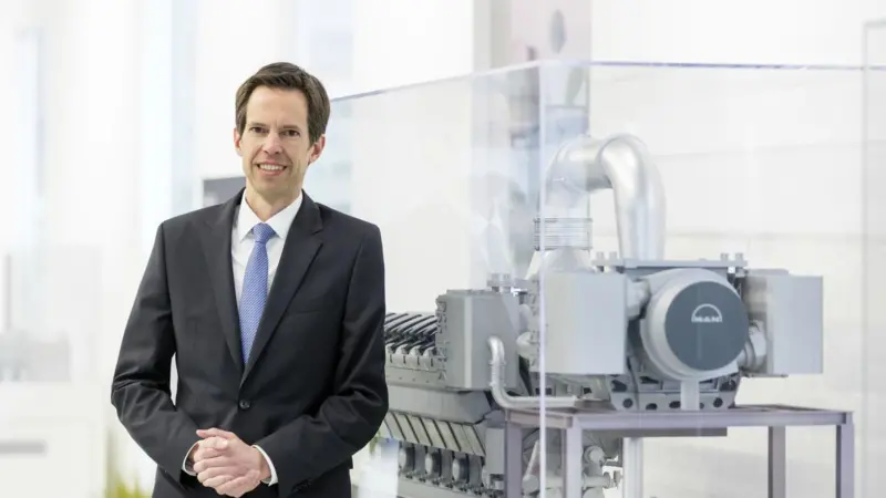 Dr. Gunnar Stiesch, Senior Vice President, Head of Engineering Engines at MAN (credit: MAN Energy Solutions)