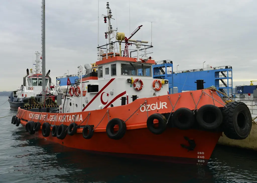 The ‘OZGUR’ has been restored at Sanmar Shipyards Altinova Photo: Sanmar Shipyards