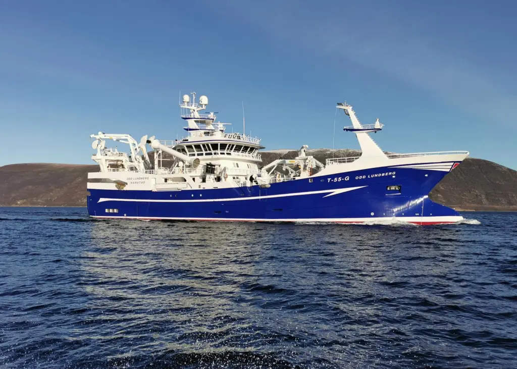 The Norwegian trawler Odd Lundberg (pictured) relies on digital solutions from MAN Energy Solutions (credit: MAN ES)