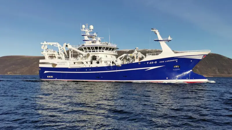 The Norwegian trawler Odd Lundberg (pictured) relies on digital solutions from MAN Energy Solutions (credit: MAN ES)