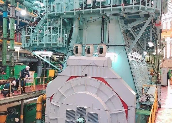 HHI-EMD's new Direct On shaft generator will be installed on a 24.5MW main engine for a VLCC newbuilding for SK Shipping. (Credit: HHI-EMD)