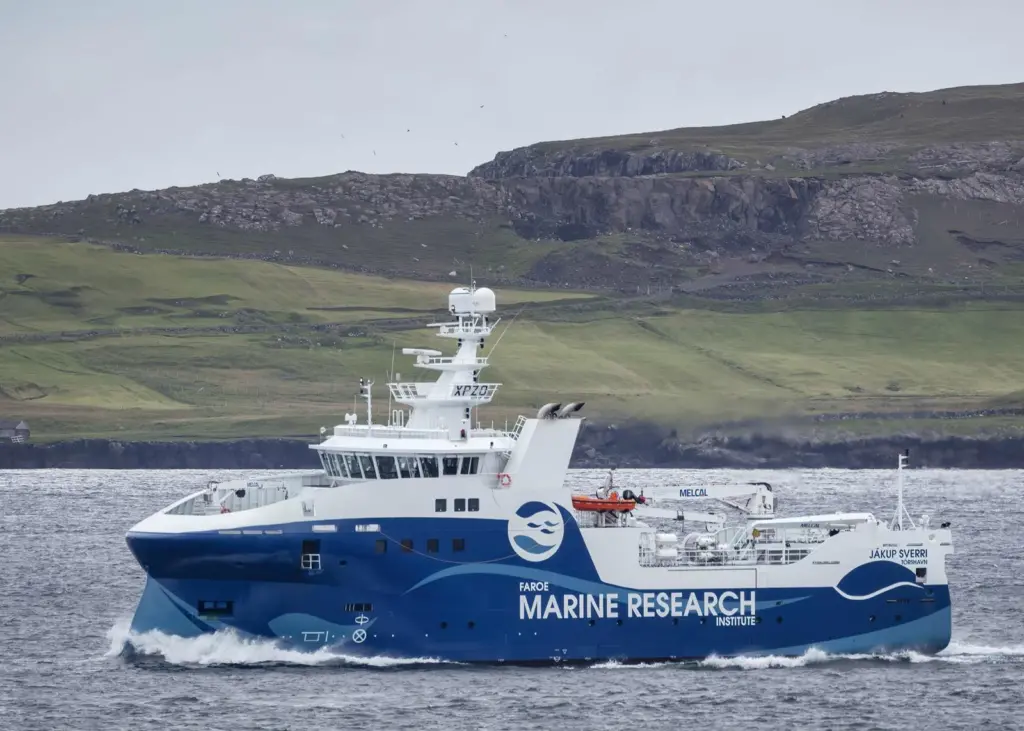 Bureau Veritas has awarded classification to the Faroese built research vessel Jákup Sverri (Credit: Bureau Veritas)