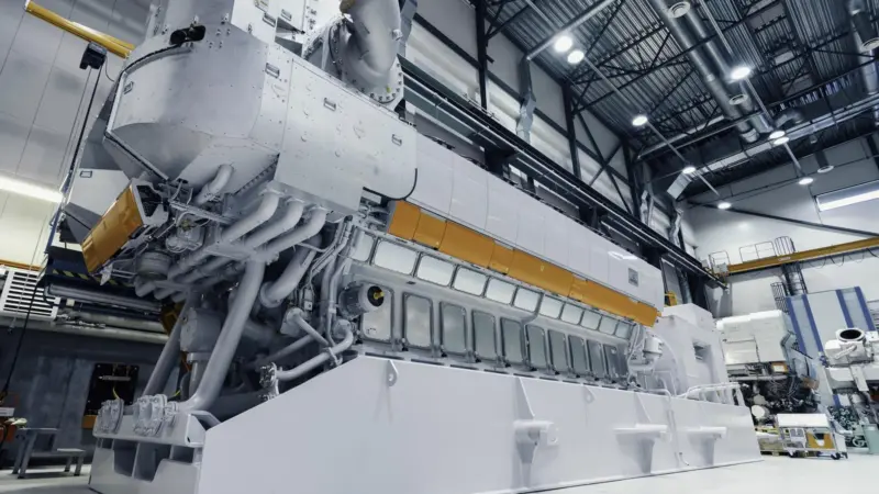 The Wärtsilä 31DF engine upgrade will increase its power output and lower the level of greenhouse gas emissions. (Copyright: Wärtsilä Corporation)