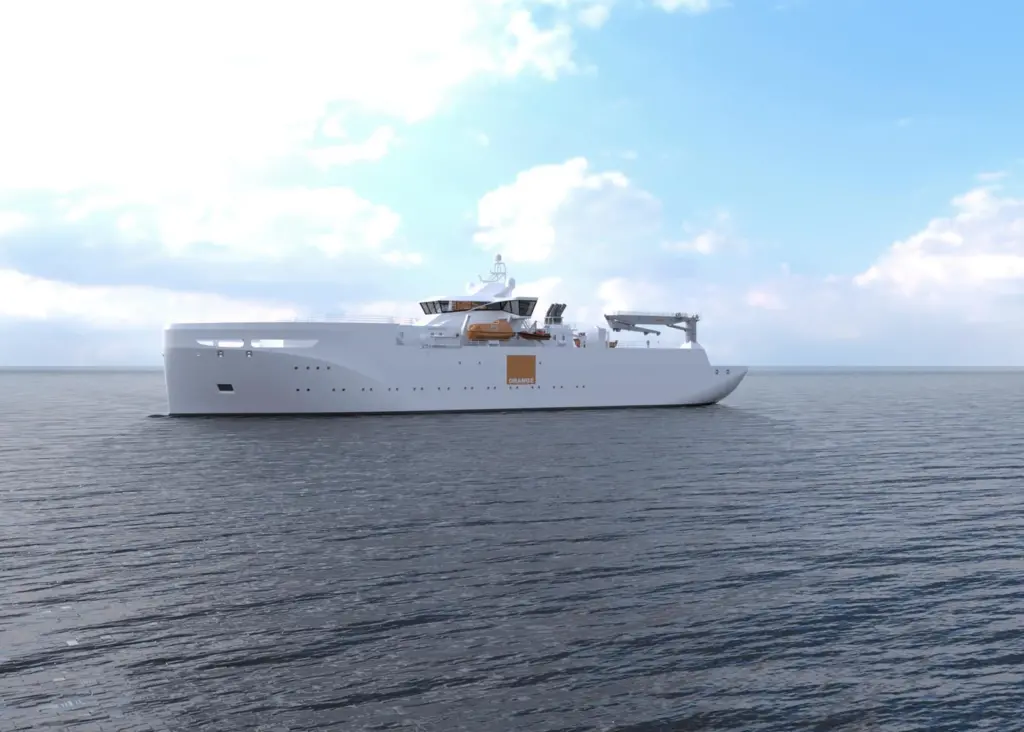 Image of the new French cableship ordered from Colombo Dockyard.(credit: Orange Marine).
