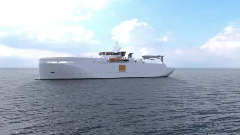 Image of the new French cableship ordered from Colombo Dockyard.(credit: Orange Marine).
