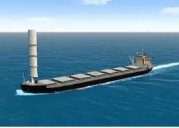 An illustration of ‘Wind Challenger’ Photo: Mitsui OSK Lines