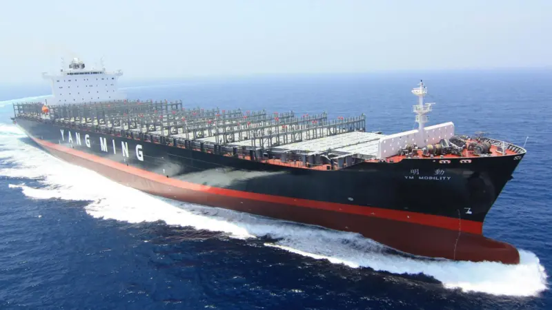 The YM Mobility will be one of the latest Yang Ming vessels to be retrofitted with the Wärtsilä FPP and EnergoProFin solutions. (Copyright: Yang Ming Lines)
