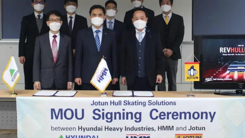 The MoU signing Photo: Jotun