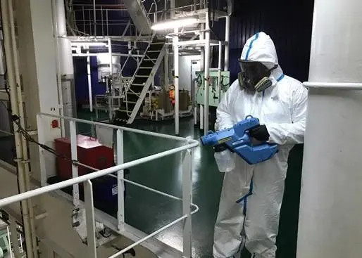 DisinfectYour.com’s service includes complete disinfection of closed areas on a vessel, as well as care for the crew Photo: DisinfectYour.com