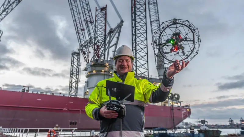RIMS is offering a new inspection service focused on drones and ROVs Photo: RIMS