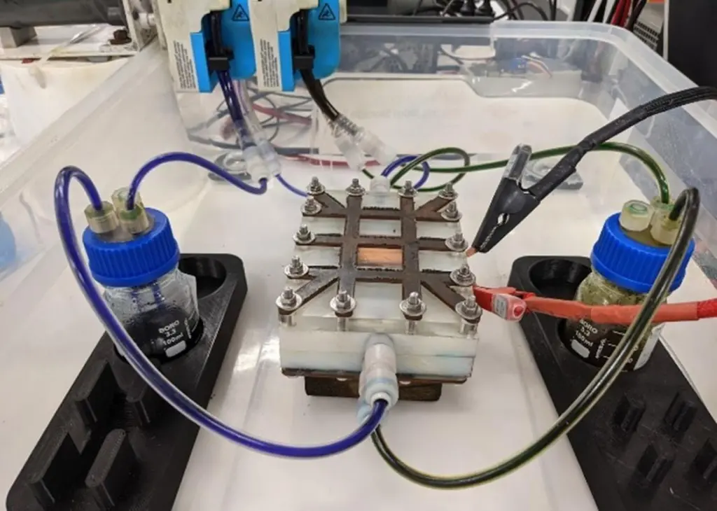 A VBr cell (image courtesy of VanadiumCorp)