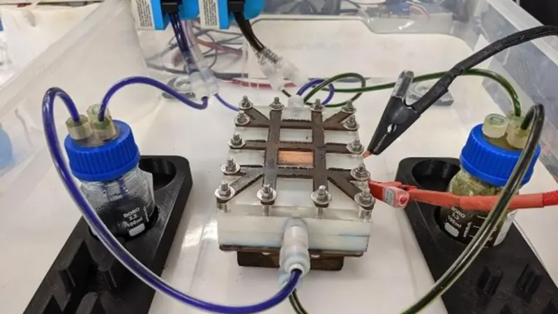 A VBr cell (image courtesy of VanadiumCorp)