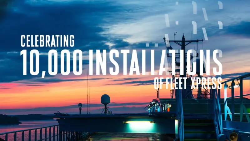 Inmarsat has installed Fleet Xpress 10,000 times Photo: Inmarsat