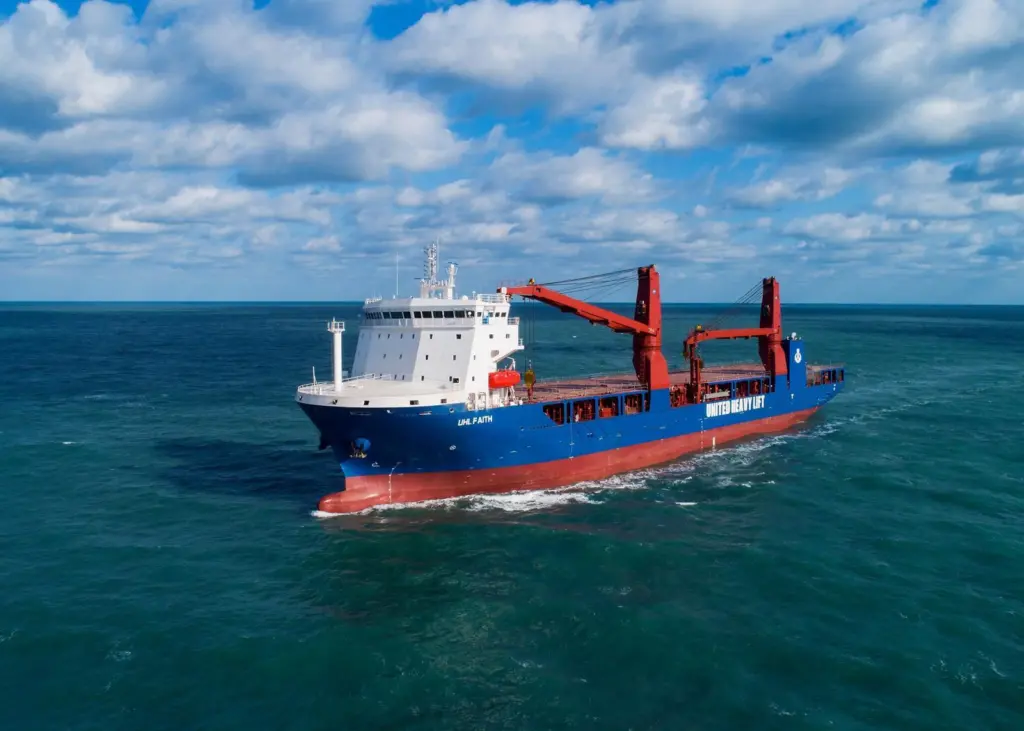 UHL Faith on trials off the Chinese coast. (credit: UHL).