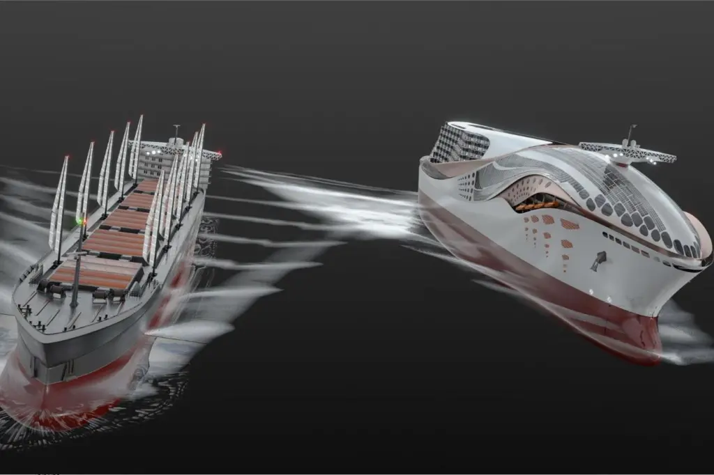 The two concept vessels to be designed as part of the CHEK project will feature a Wärtsilä engine running on hydrogen fuel and Wärtsilä system integration solutions. (copyright: Wärtsilä Corporation)