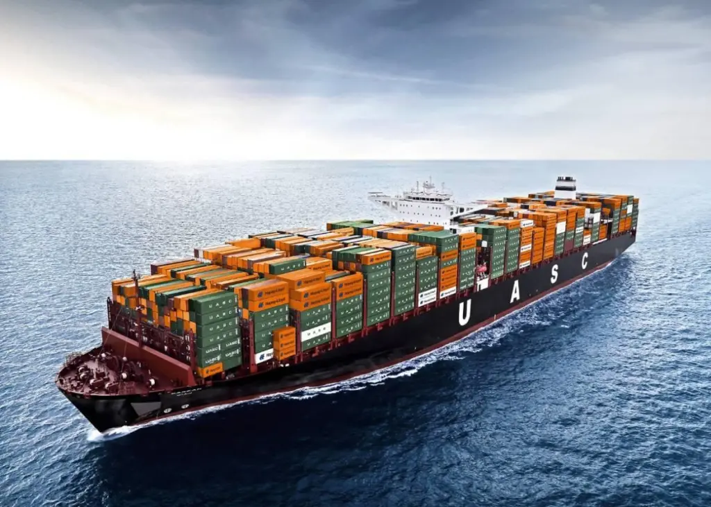 The 23,500+-teu newbuildings are destined to join the 19,900teu Barzan (pictured) on the Asia-Europe route.